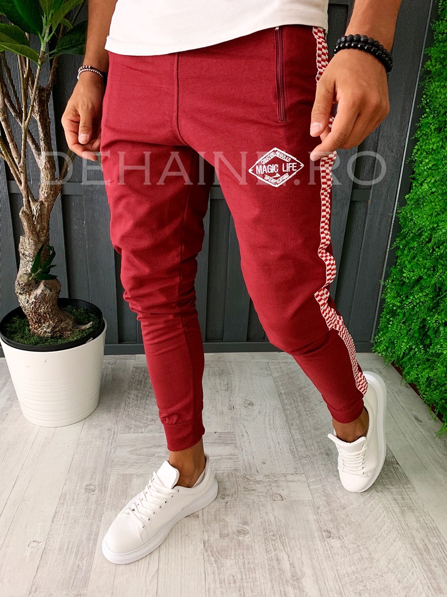 Pantaloni de trening conici A6102 J1-3